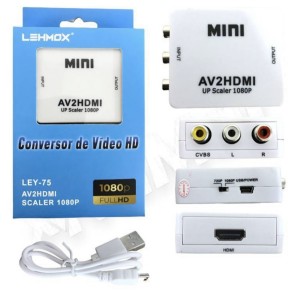 CONVERSOR RCA_ENTRADA/HDMI_SAIDA (KPAD114)