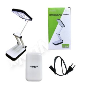 ABAJUR_MESA RETRATIL 18XLED (EC666/BA29