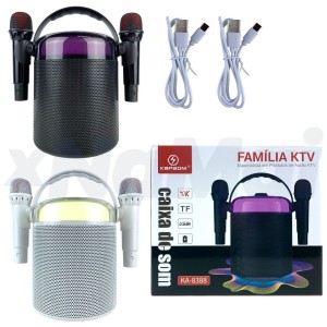 KIT_KARAOKE SOM_VOZ_EFEITO 2XMICROFONE_S/FIO (LE738/KA8388/BT656)