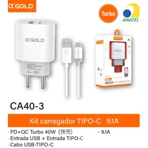 KIT_CASA USB&USBC 40W_TYPEC (CA403)