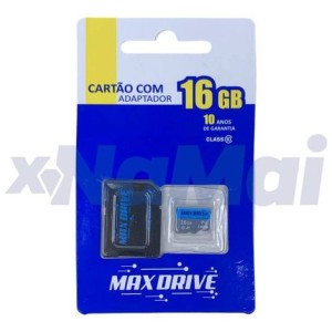 MAXDRIVE MICROSD16GB_C/ADAP (MAXSD16)