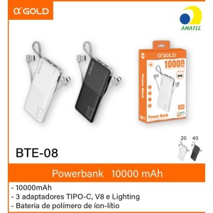 PBANK 10.000MAP LTGN&TYPEC&V8 (BTE08)