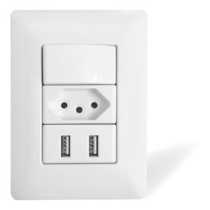 TOMADA PAREDE_C/INTERUPTOR 2.4A_2USB (CRCTU123)