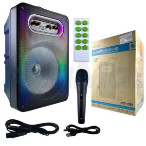 SOM PORTATIL_12  EXTRABASS&MICROFONE&CONTROLE (GTS1592)