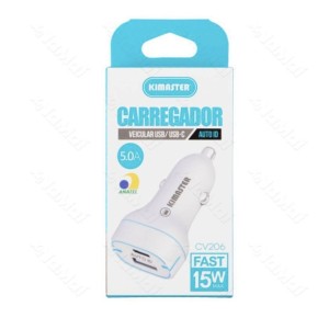 KIMASTER_VEICULAR15W USB&USBC (CV206)