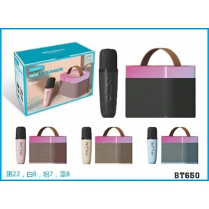 KIT_KARAOKE MINI&VOZ_EFEITO 1XMICROFONE_S/FIO (BT650)