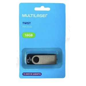 MULTILASER PENDRIVE 16GB_TWIST (PD588/PD988)