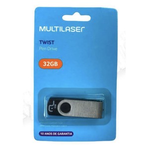 MULTILASER PENDRIVE 32GB_TWIST (PD589)