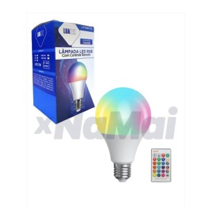 LAMPADA 7W_LED_RGB BLUETOOTH&CONTROLE ((LKRGB7W)
