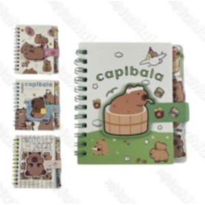 CADERNO CAPIVARA 10x11CM_65FOLHAS (ICA2405/9967)