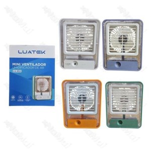 VENTILADOR_MESA RGB&UMIDIFADOR&AROMATIZADOR3XVELOCIDADE (LS593)