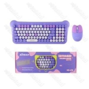 KIT_S/FIO MOUSE&TECLADO CATBOARD (XD616)