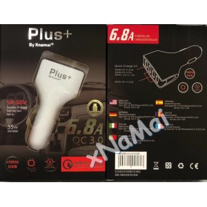 VEICULAR 6.8A 4USB_V8 (LZKC08)
