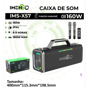 IMENSO KARAOKE 2xMICROFONE_S/FIO (IMSX57)