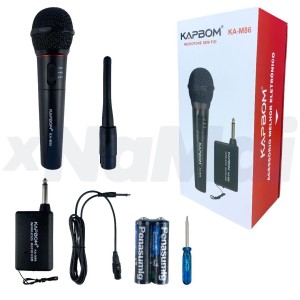 MICROFONE KARAOKE S/FIO_ANTENA (BM242/KAM86/EC3035/LE996W)
