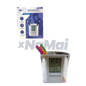 RELOGIO_PORTA_LAPIS DIGITAL ALARME&TEMPERATURA&DATA (ZB2006)