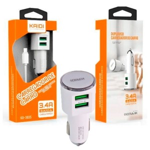 KIT_VEICULAR 3.4A TYPEC (KD303C)